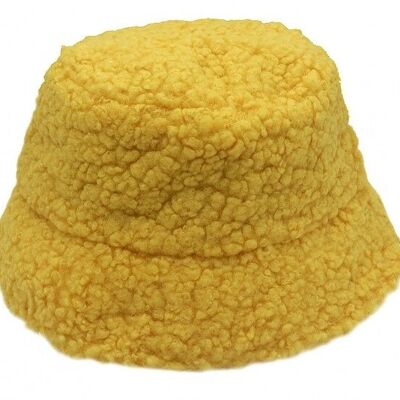 H-D26.1 HAT040-020 Sombrero de pescador Teddy Amarillo