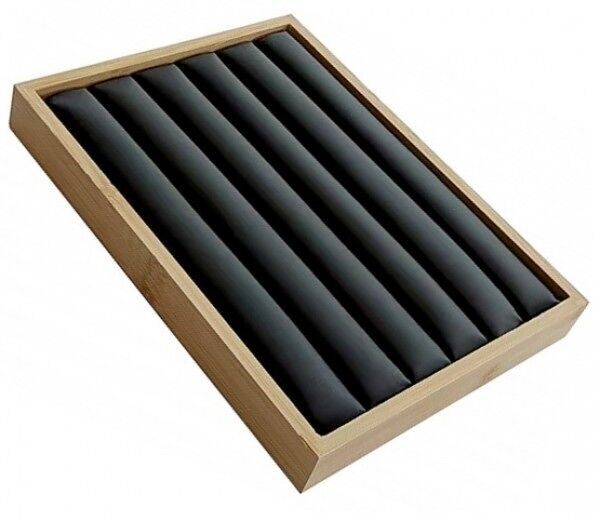 Y-C2.4 PK424-171-L Espositore in legno per anelli con PU 25x19x2.3cm