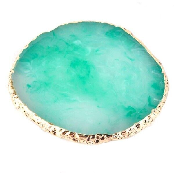 S-A5.4 WA0000 Piatto espositivo in resina 9 cm verde