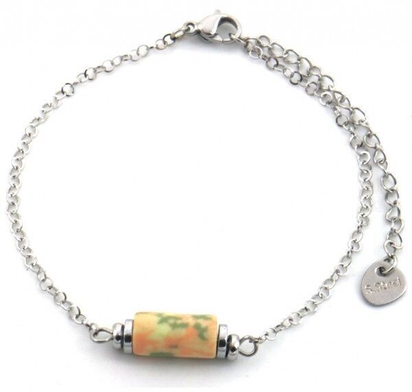 A-E16.2 B2275-019S S. Bracciale in Acciaio Pietra