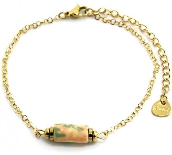 A-C2.1 B2275-019S S. Bracciale in Acciaio Pietra