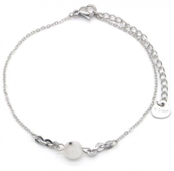 H-E7.1 B2275-018S S. Bracciale in acciaio Stone