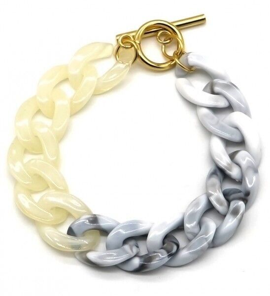 H-E2.3 B2275-020G Acrilico con bracciale in acciaio inox