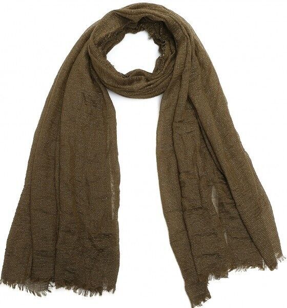 X-D1.2 SCARF405-442 N.8 Sciarpa Glitters 180x90cm Verde