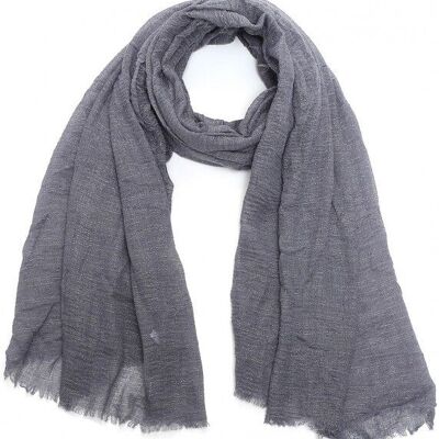 X-M7.2 SCARF405-442 N.12 Sciarpe Glitter 180x90cm Grigio