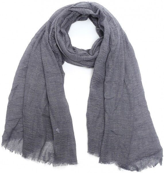 X-M7.2 SCARF405-442 N.12 Sciarpe Glitter 180x90cm Grigio