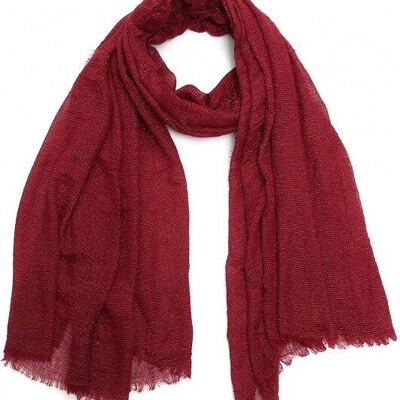 X-Q7.2 SCARF405-442 N.17 Sciarpa Glitters 180x90cm Rosso