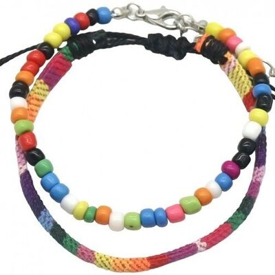B-B3.1 B11647-032 Bracelet Set 2pcs Multi