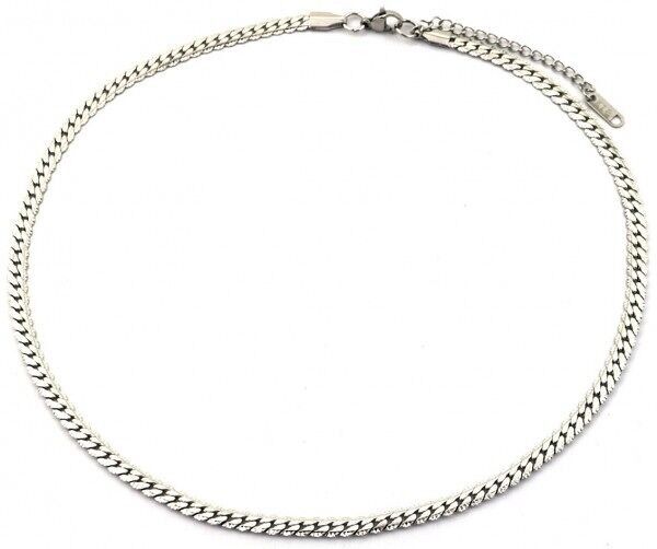 D-D21.3 N064-001S S. Acciaio Collana 4.5mm Catena 40-45cm