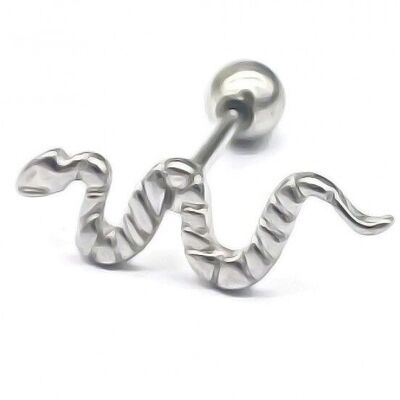 C-A20.3 E620-002S S.Piercing de oreja de acero 316L de 8 mm