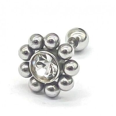 C-F20.5E620-001S S.Piercing de oreja de acero 316L de 7 mm