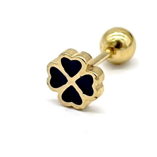 C-C4.2 E620-009G S.Piercing all'orecchio in acciaio 316L da 6 mm