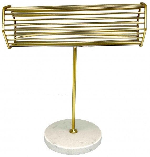 T-A6.2 PK424-283 Espositore in metallo con marmo 22x18cm