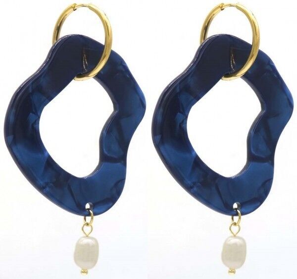 F-C5.5 E221-528 N. 4 S.Orecchini in acciaio 6cm