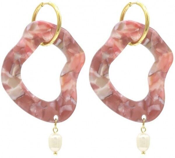 F-C6.1 E221-528 N. 3 anniOrecchini in acciaio 6cm