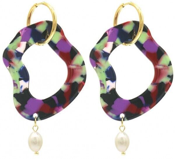 F-C7.1 E221-528 n. 7 S.Orecchini in acciaio 6cm