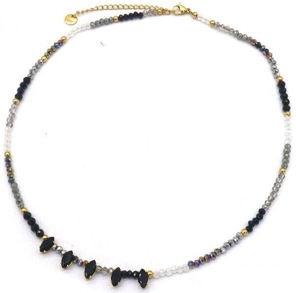 F-B16.1 N221-330 N. 4 S.Collana in acciaio 43-48cm