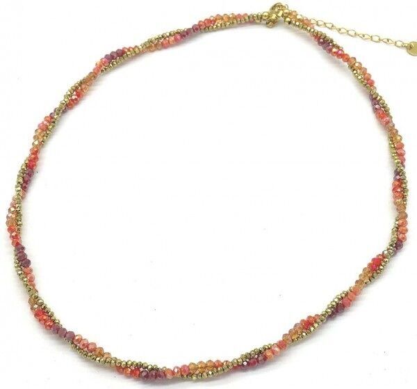 I-E19.3 N221-322 N.7 S.Collana in acciaio 39-45cm