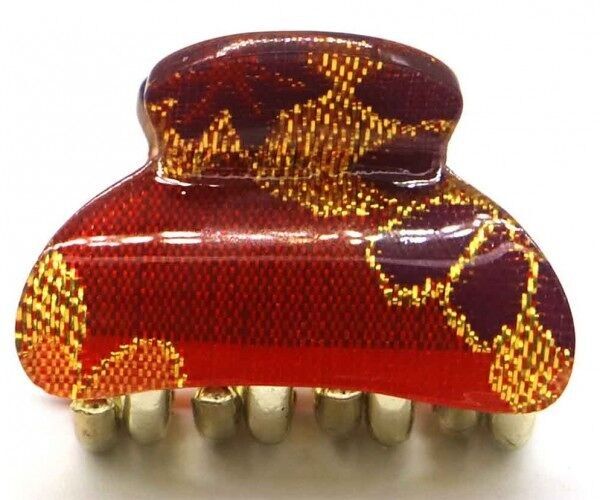 F-D6.5 H711-008A Artiglio per capelli luccica 4 cm