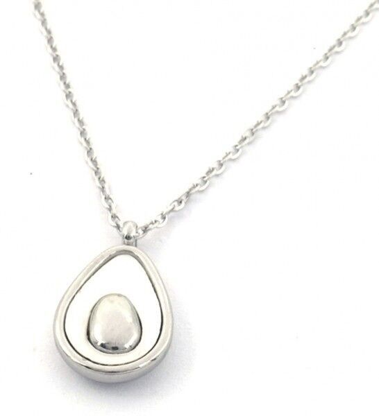 E-A2.2 N088-035S S.Collana in acciaio 15mm Avocado