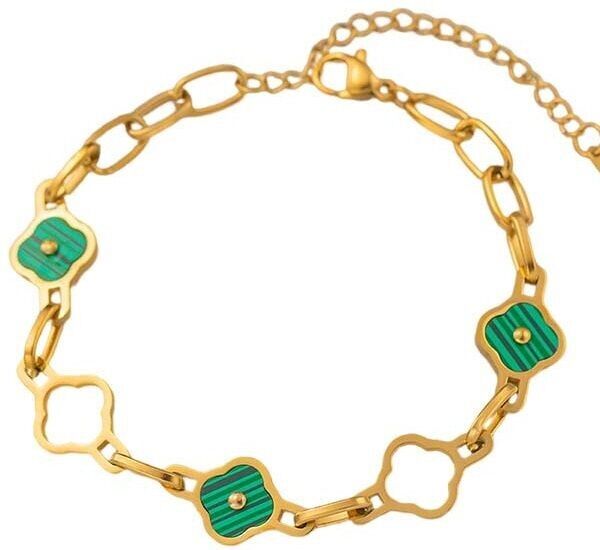 B-F4.3 B090-010G S.Bracciale in acciaio Trifogli