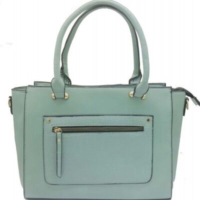 R-E3.2 BAG732-001 N°3 sacs en PU 40 x 26 x 12 cm Bleu