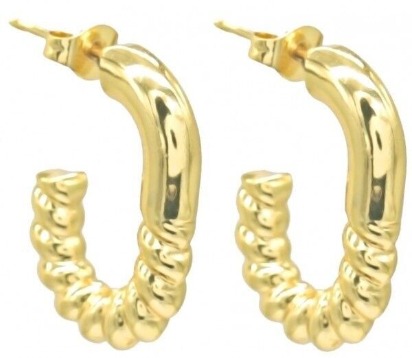 D-B6.4 E68-010G S. Orecchini in acciaio 2.5cm