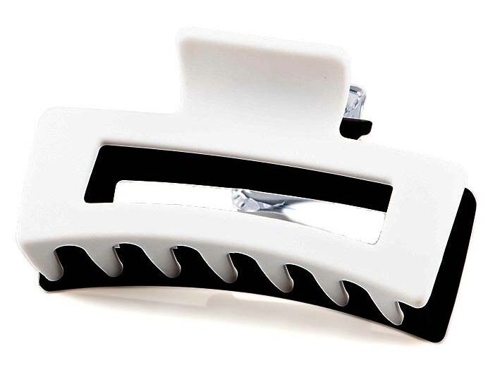G-D12.2 H059-086 N. 1 pinza per capelli 8.5 cm Bianco