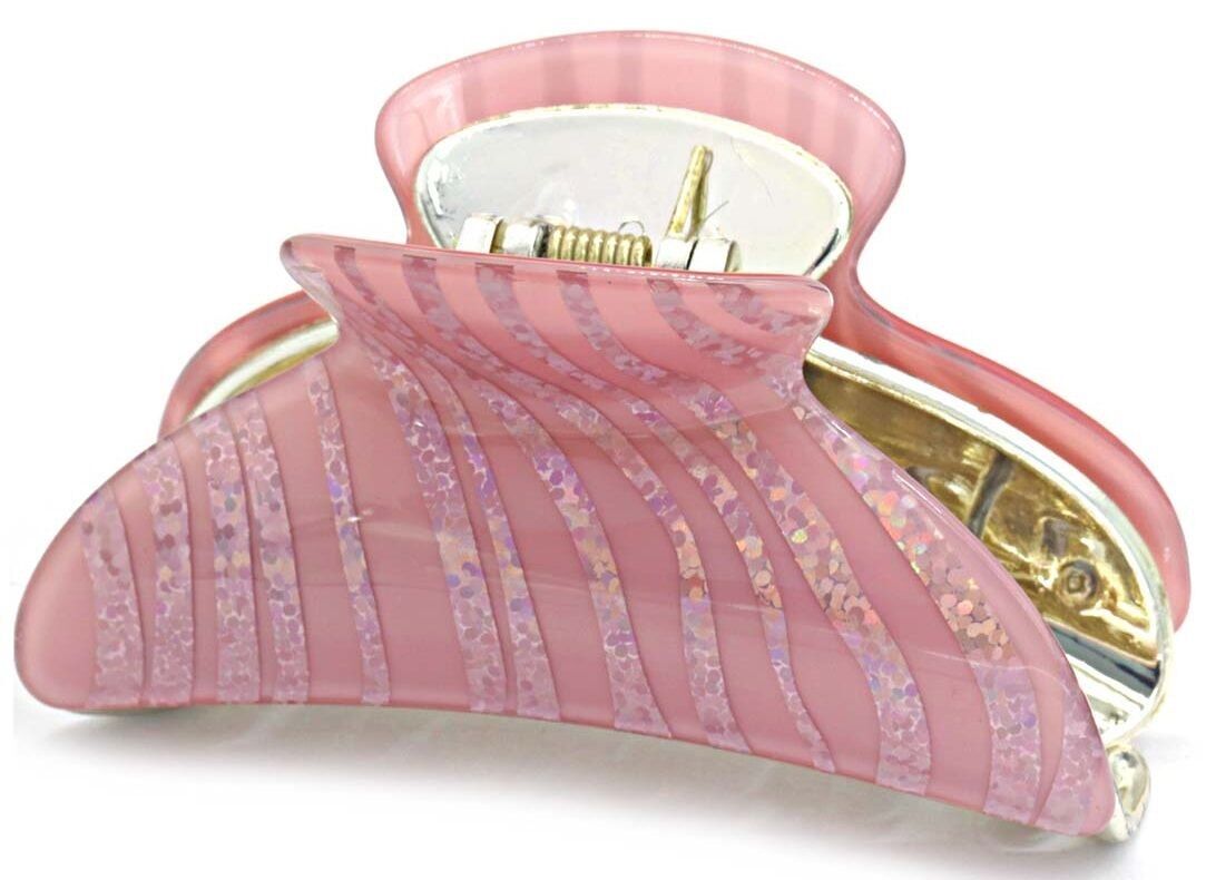 X-F1.2 H066-003 N. 2 Molletta per capelli 8.5 cm Rosa