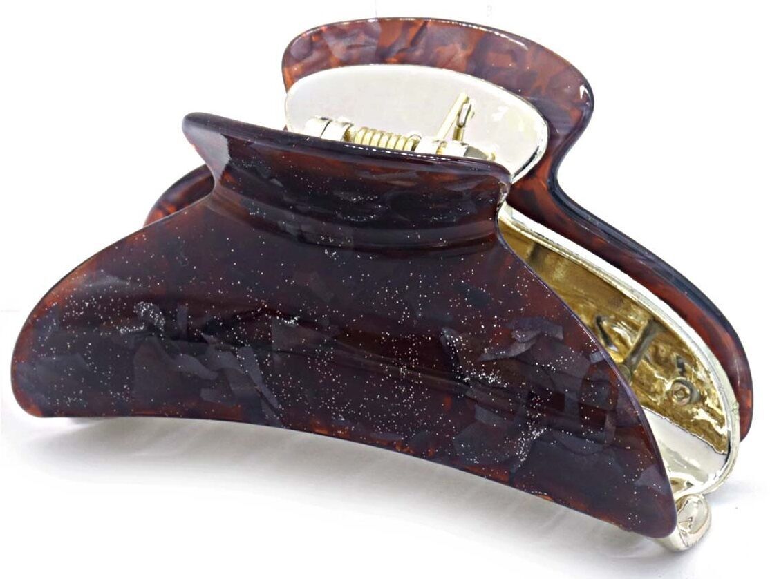 X-O5.4 H066-004 N.3 Molletta per capelli 8.5 cm Marrone