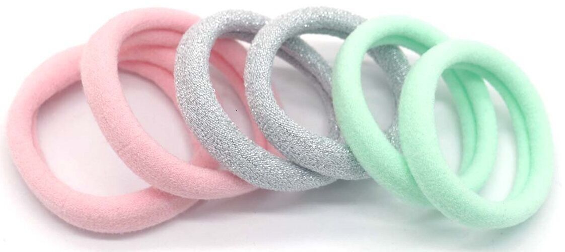 X-P5.1 H712-001 Elastici per capelli n.1 set 6 pezzi multi