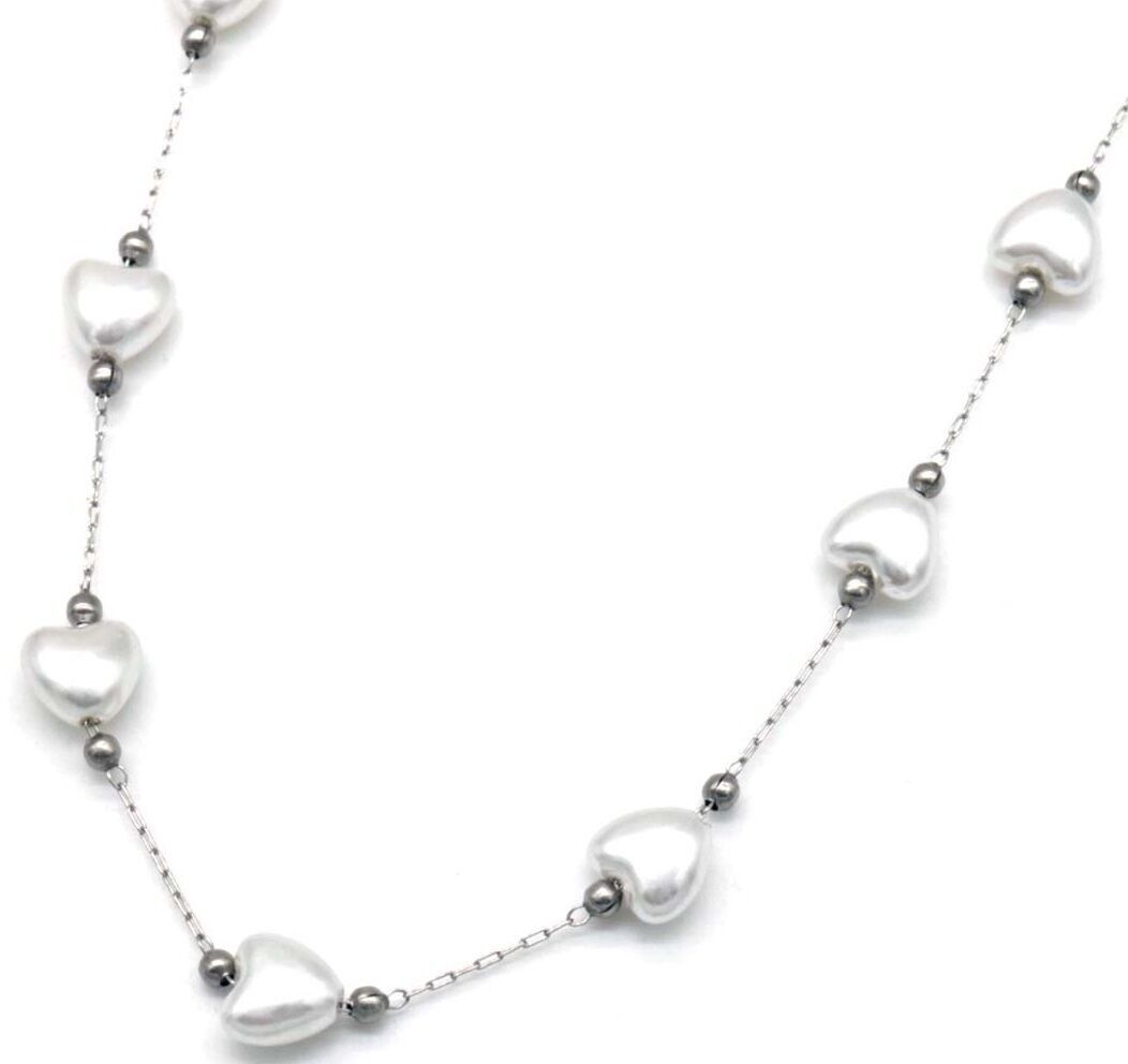 I-A23.1 N221-385S N. 1 S.Collana in acciaio Cuori