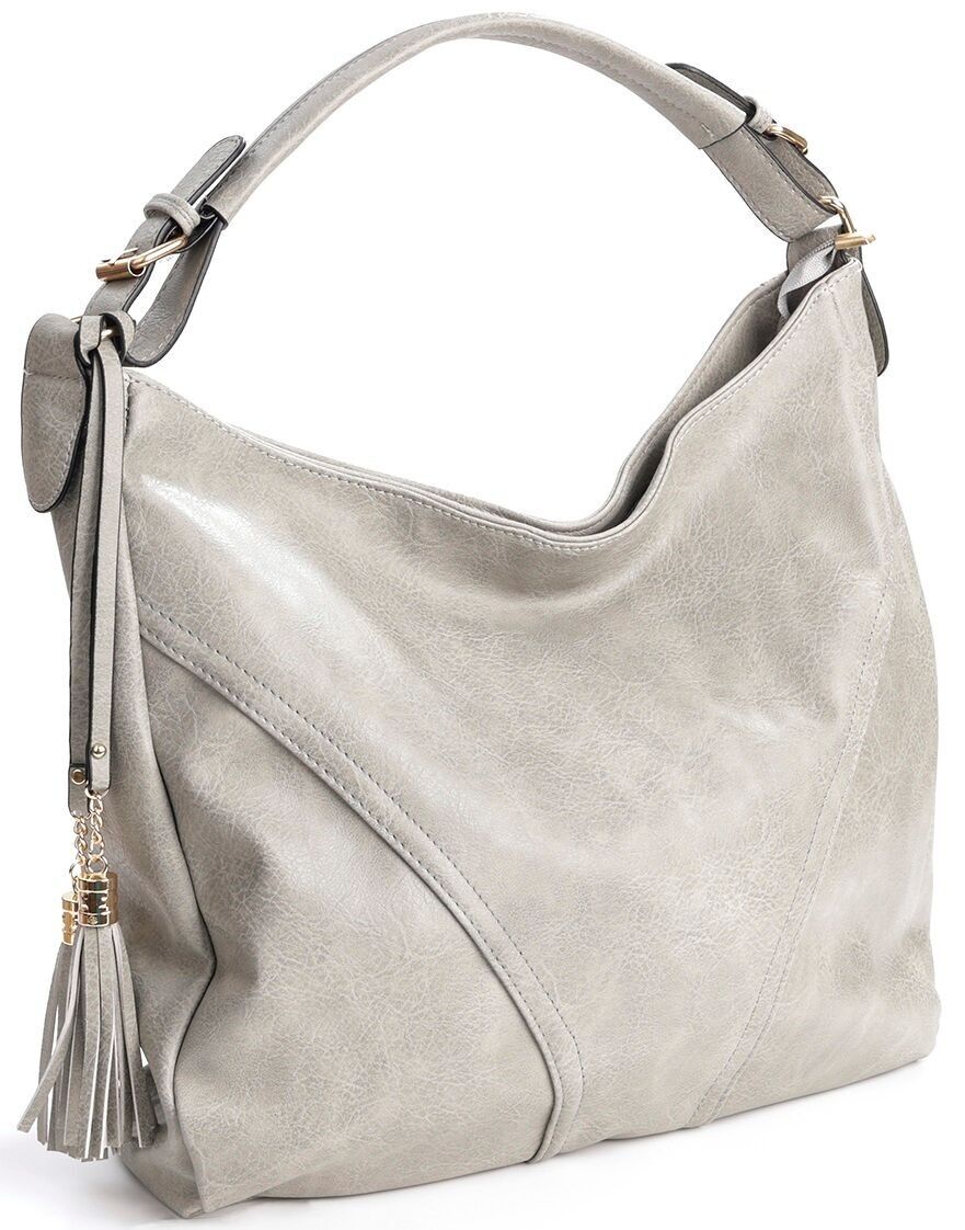 K-E4.1 BAG733-005 N.2 PU Shopper 44x35x14cm Grigio