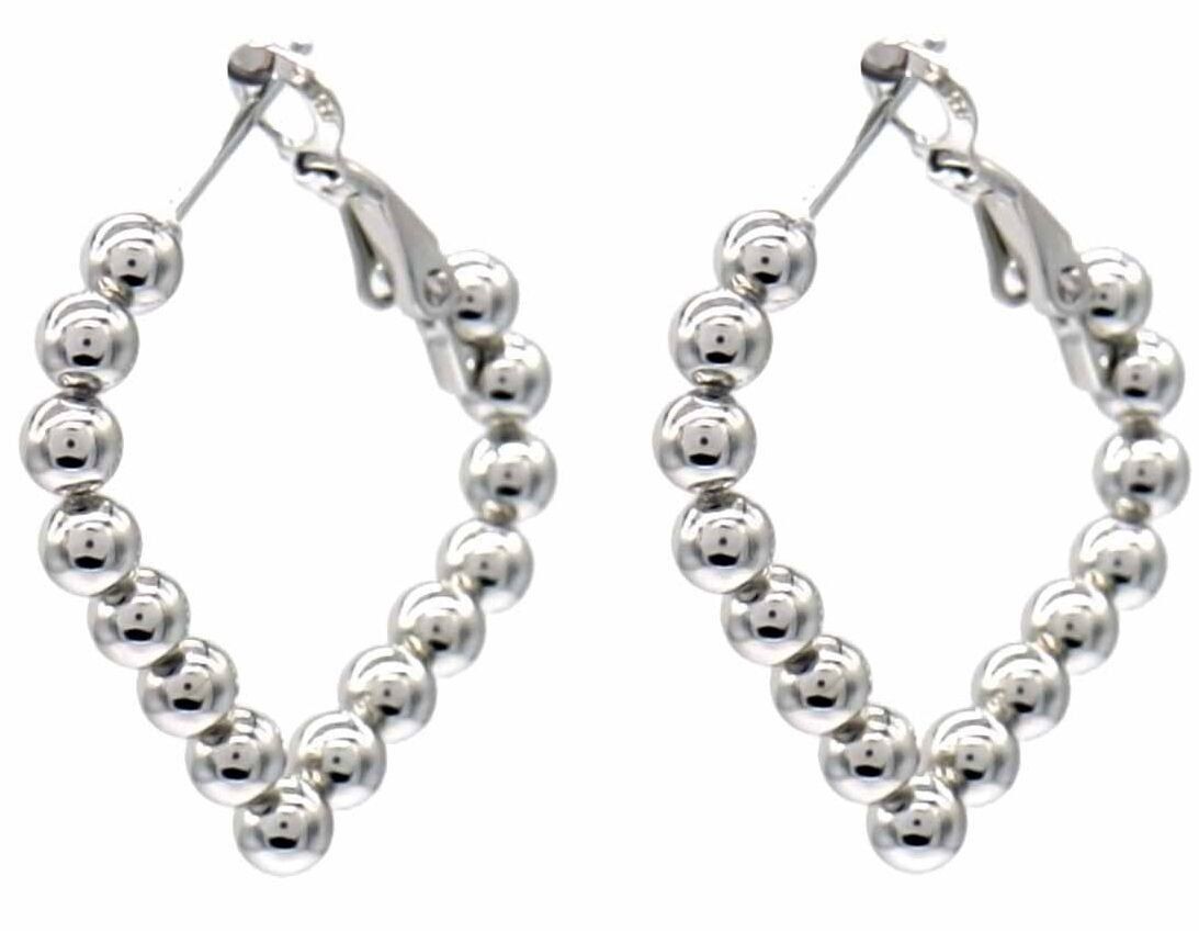 G-B21.2 E833-008S S.Orecchini in acciaio 3cm