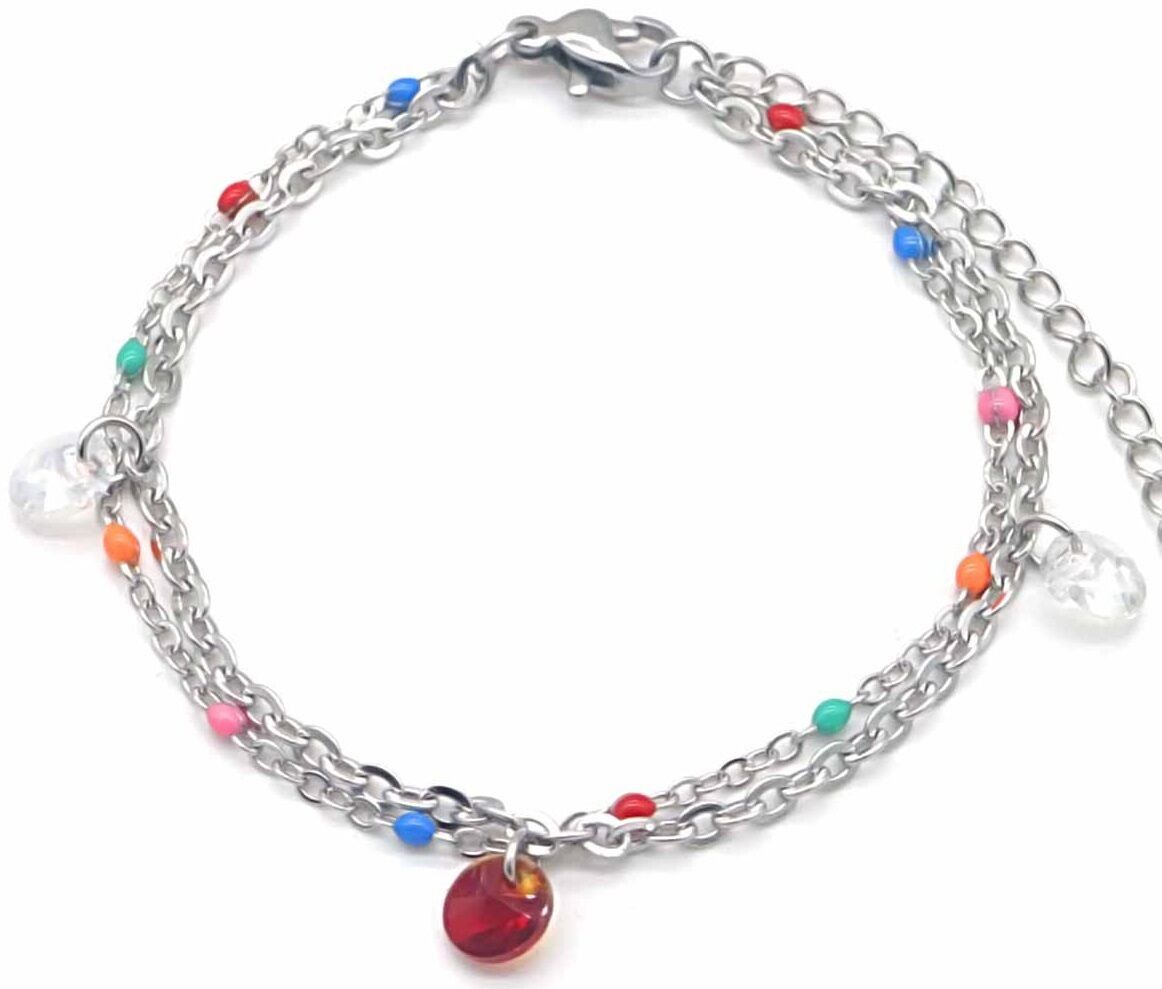 F-E18.4 B823-006S S.Bracciale in acciaio a strati