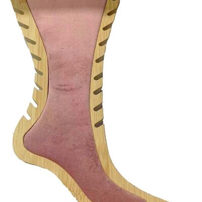 R-D2.1 PK829-001 Wooden Anklet Display 29x14cm Pink