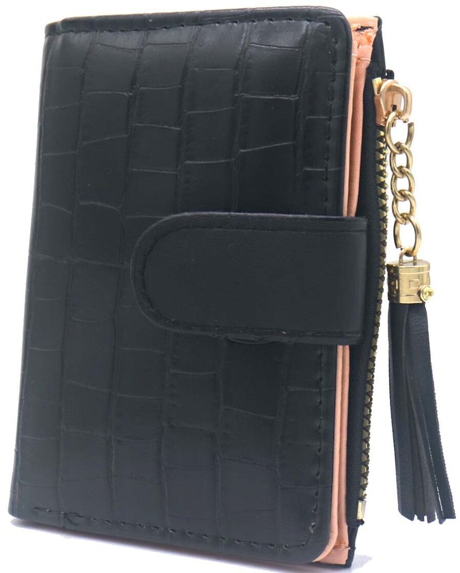 T-N5.2 W804-003-2 PU wallet 12x9x1.5cm Black