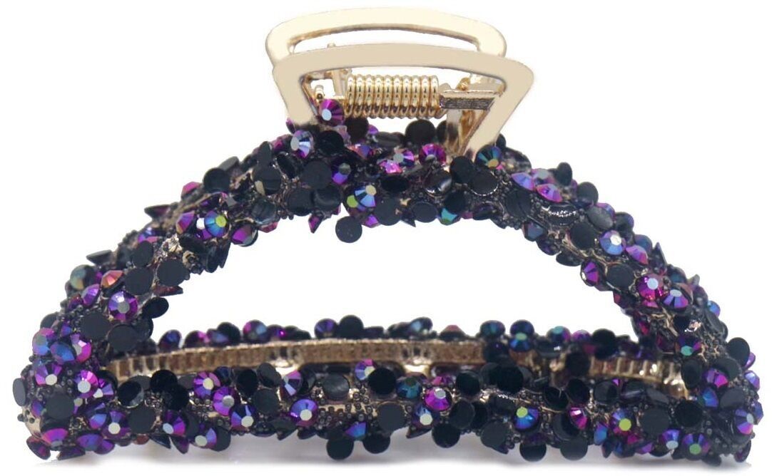 A-E13.1 H814-003-6 Molletta per capelli 8 cm Viola