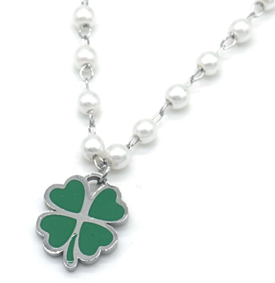E-C9.2 N835-022S S.Collana in acciaio Clover
