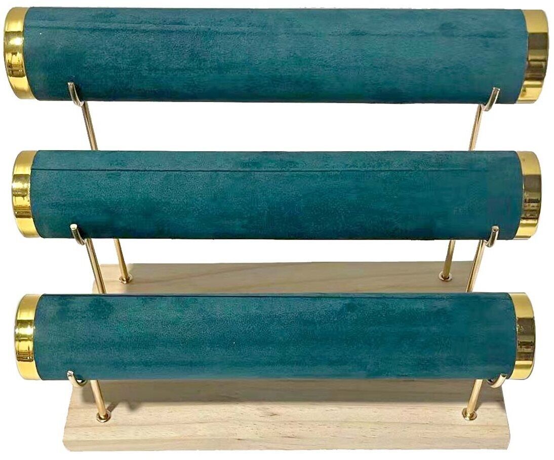 L-E4.2 PK826-006 Espositore 3 strati 30x16x26cm Verde