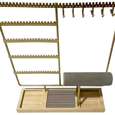 Q-A3.2 PK829-003 Jewelry Display 30x36x9.5cm Gold