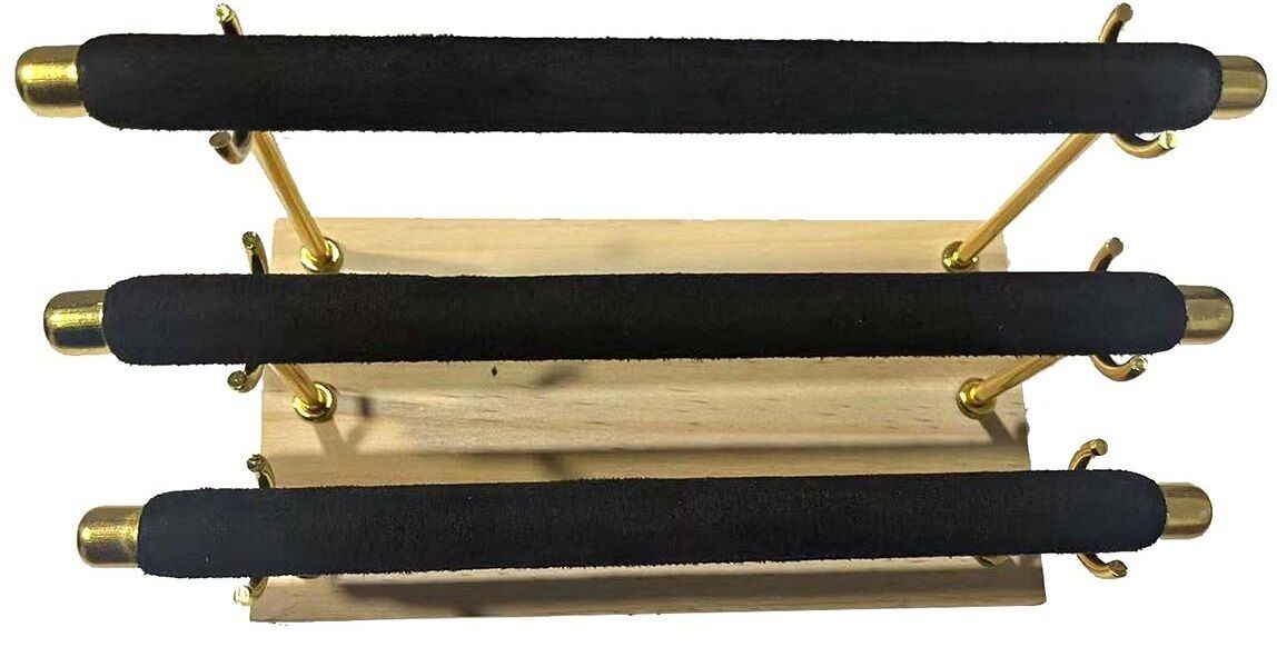 X-H9.1 PK829-010 Espositore ad anello 3 strati 19x10x11cm Nero