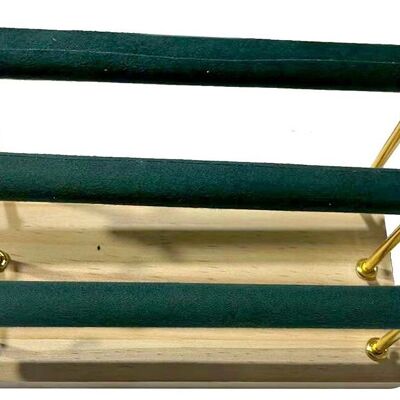 X-C4.2 PK829-010 Ring Display 3 layers 19x10x11cm Green