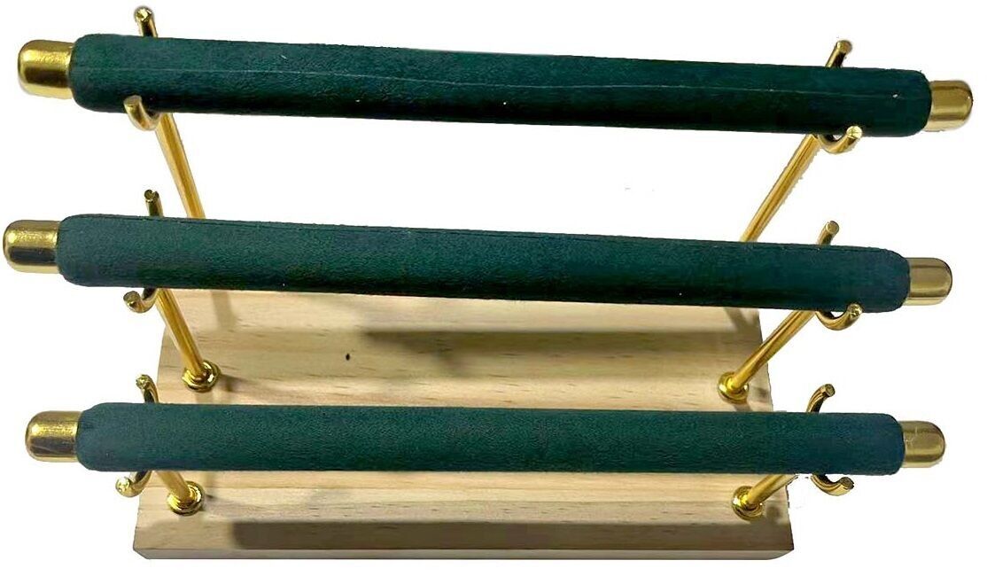 X-C4.2 PK829-010 Ring Display 3 layers 19x10x11cm Green