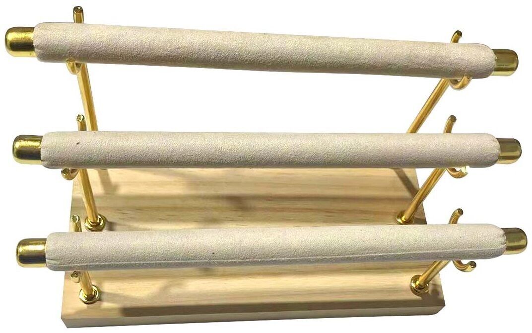 X-E7.3 PK829-010 Espositore ad anello 3 ripiani 19x10x11cm Beige