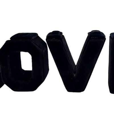 S-A2.2 Display Set for Rings LOVE 22x7cm