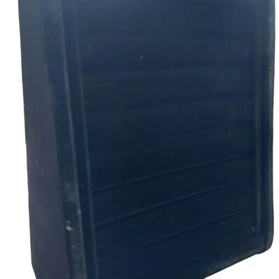 K-A8.2 Velvet Display for Rings 24x18.5x9cm Black