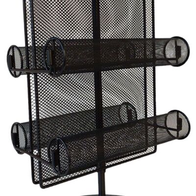Y-F4.5 XL Metal Bracelet Display 6 Layers Turnable - 52x27cm