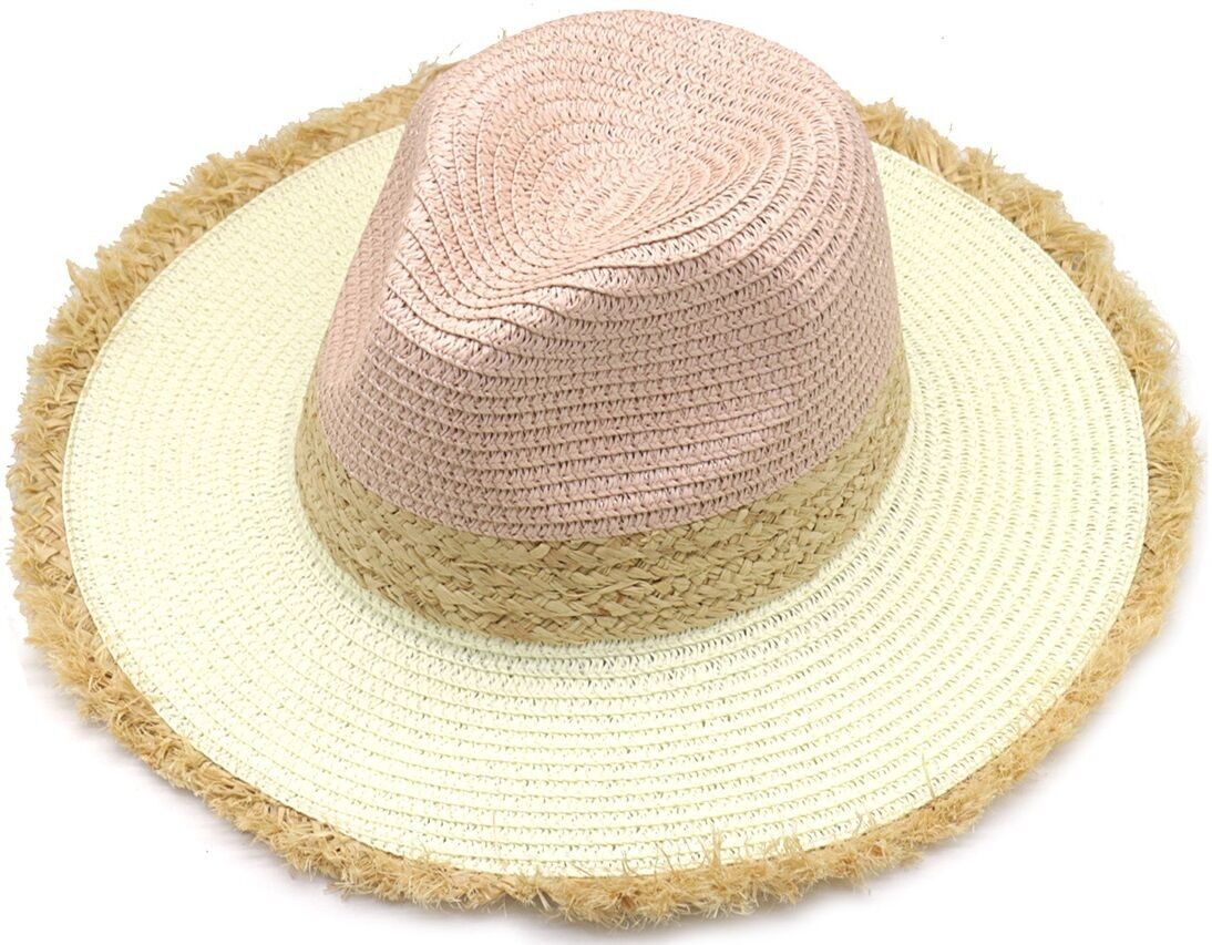 R-M1.2 HAT803-002-3 Cappello estivo Beige-Rosa