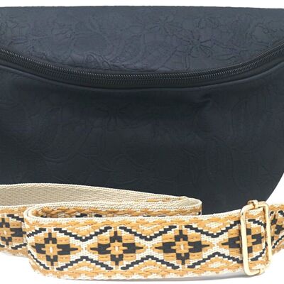 Q-O7.1 BAG810-003-1 Bolsa de PU 25x16cm Negra